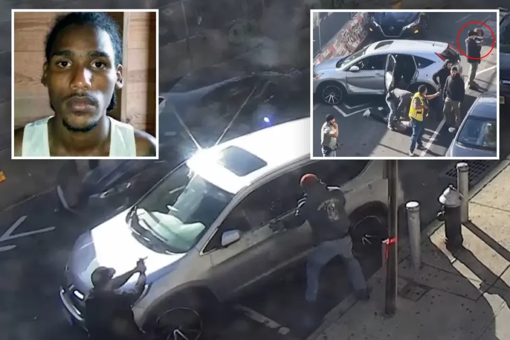 INVASION USA: Video shows illegal alien gangbanger trying to flee as ICE agents surround car before NYC shooting