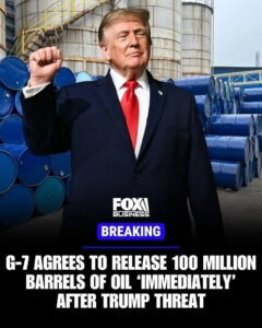 Kevin Hassett says diesel reserve release could have ‘massive positive effect’ as G7 reaches deal