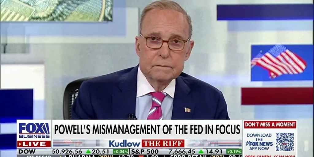 Kudlow: Now is the time for Fed’s Jerome Powell to resign