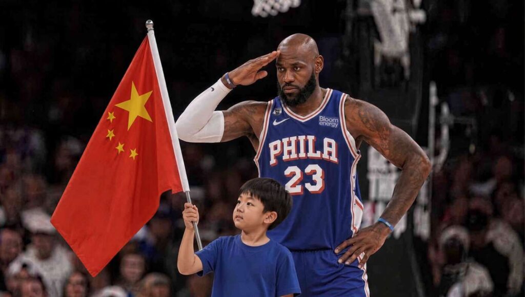 LEBRON THE MORON: NBA Finally Finds Way To Get LeBron To Stand At Attention During National Anthem