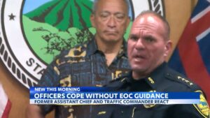 Maui police chief fights paid leave with accusation against mayor