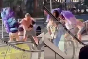 Phony Vegas showgirls attack pair of tourists on iconic Strip over $20 tip