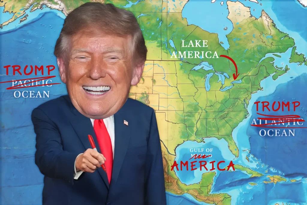 President Trump toys with renaming Atlantic and Pacific ‘Trump Ocean’