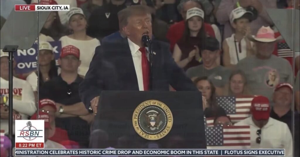 WATCH: Trump Savages Ilhan Nur Said Elmi for Using Fake Name and Marrying Her Brother: “I Assume She Must Immediately Have to Resign” – Crowd Chants “Lock Her Up!”