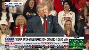 Trump warns of 1929-style economic depression if Democrats win