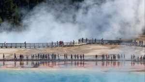 Reckless visitors are destroying Yellowstone’s iconic thermal pools with trash