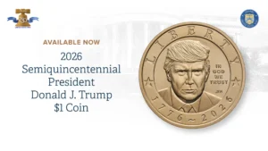 Treasury shows off new Trump dollar coin, urges Americans to spend it at liberal coffee shops